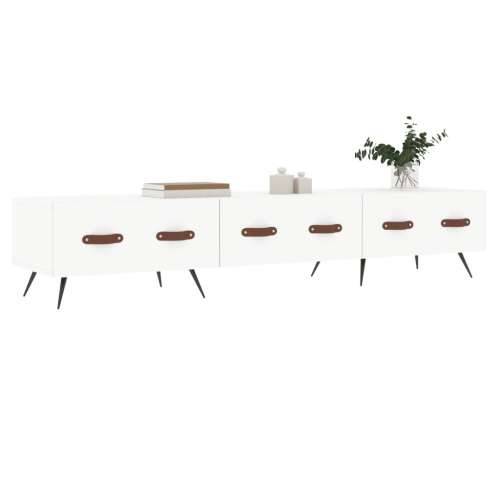TV ormarić bijeli 150 x 36 x 30 cm od konstruiranog drva - Bijela 1 Cijena