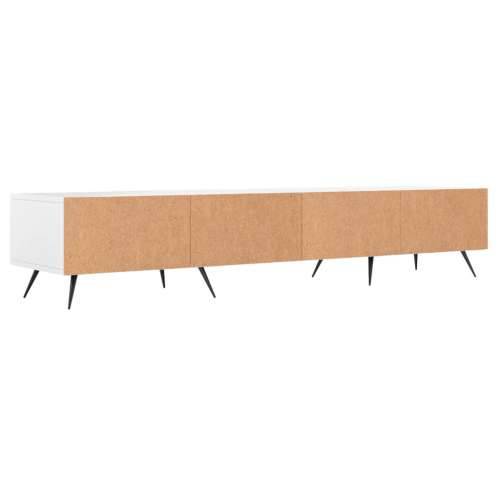 TV ormarić bijeli 150 x 36 x 30 cm od konstruiranog drva - Bijela 1 Cijena