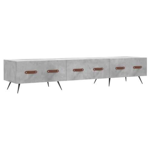 TV ormarić boja betona 150 x 36 x 30 cm od konstruiranog drva - Beton siva 1 Cijena