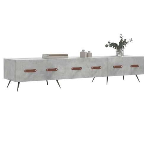 TV ormarić boja betona 150 x 36 x 30 cm od konstruiranog drva - Beton siva 1 Cijena