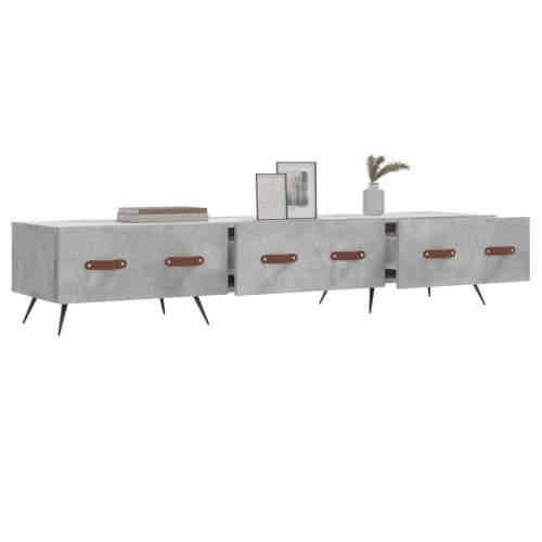 TV ormarić boja betona 150 x 36 x 30 cm od konstruiranog drva - Beton siva 1 Cijena
