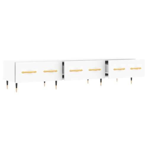 TV ormarić bijeli 150 x 36 x 30 cm od konstruiranog drva - Bijela 1 Cijena