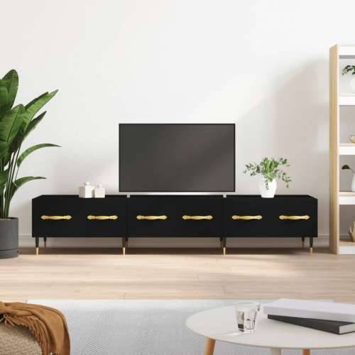 TV ormarić crni 150 x 36 x 30 cm od konstruiranog drva Crna 1 Cijena