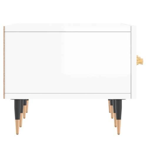 TV ormarić sjajni bijeli 150 x 36 x 30 cm od konstruiranog drva - Visoko sjajno bijela 1 Cijena