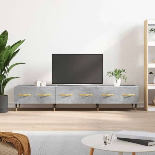 TV ormarić boja betona 150 x 36 x 30 cm od konstruiranog drva - Beton siva 1 Cijena