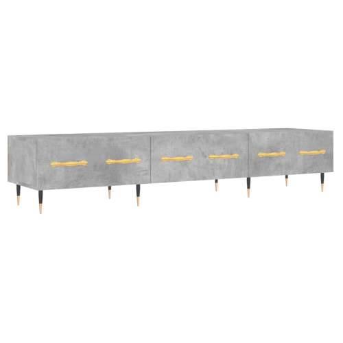 TV ormarić boja betona 150 x 36 x 30 cm od konstruiranog drva - Beton siva 1 Cijena