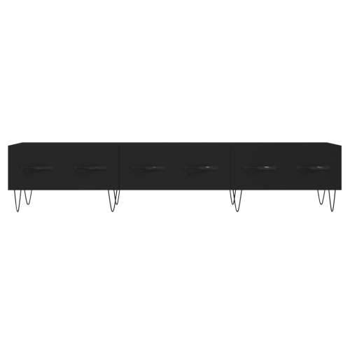 TV ormarić crni 150 x 36 x 30 cm od konstruiranog drva - Crna 1 Cijena
