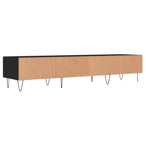 TV ormarić crni 150 x 36 x 30 cm od konstruiranog drva - Crna 1 Cijena