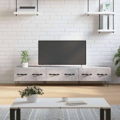 TV ormarić boja betona 150 x 36 x 30 cm od konstruiranog drva - Beton siva 1 Cijena