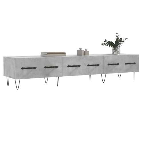 TV ormarić boja betona 150 x 36 x 30 cm od konstruiranog drva - Beton siva 1 Cijena