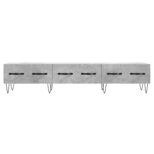 TV ormarić boja betona 150 x 36 x 30 cm od konstruiranog drva - Beton siva 1 Cijena