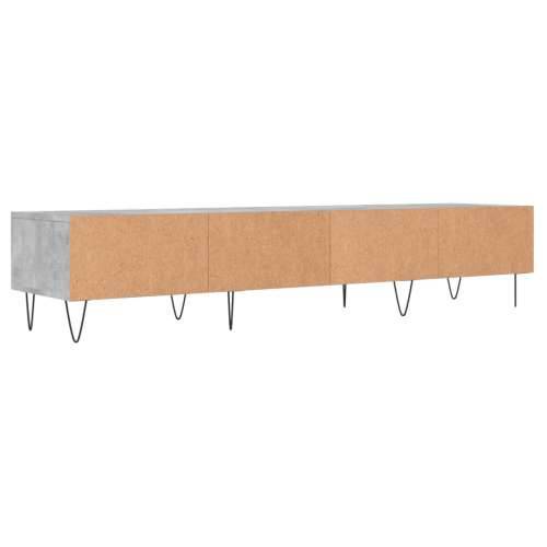 TV ormarić boja betona 150 x 36 x 30 cm od konstruiranog drva - Beton siva 1 Cijena