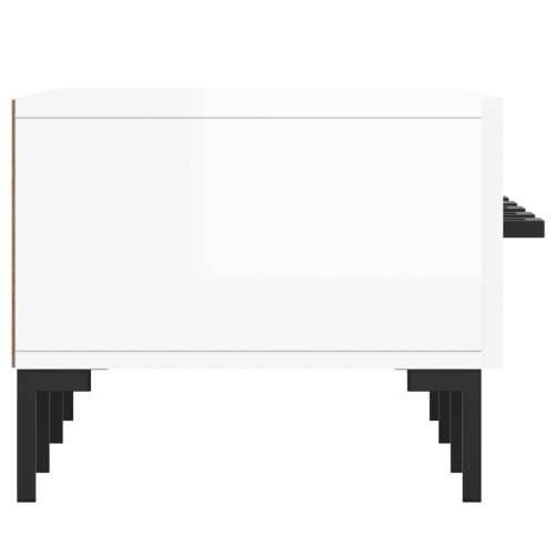 TV ormarić sjajni bijeli 150 x 36 x 30 cm od konstruiranog drva - Visoko sjajno bijela 1 Cijena
