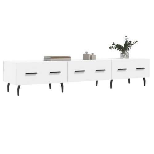 TV ormarić bijeli 150 x 36 x 30 cm od konstruiranog drva - Bijela 1 Cijena