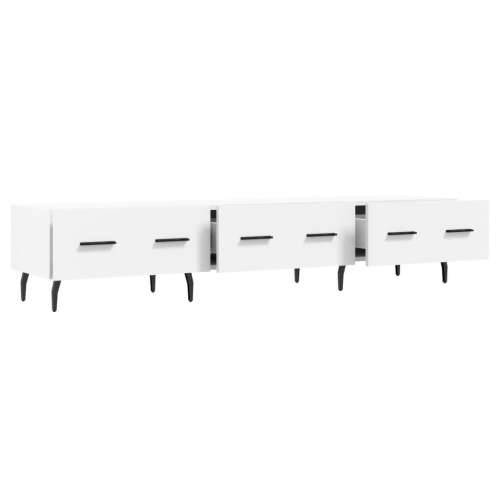 TV ormarić bijeli 150 x 36 x 30 cm od konstruiranog drva - Bijela 1 Cijena