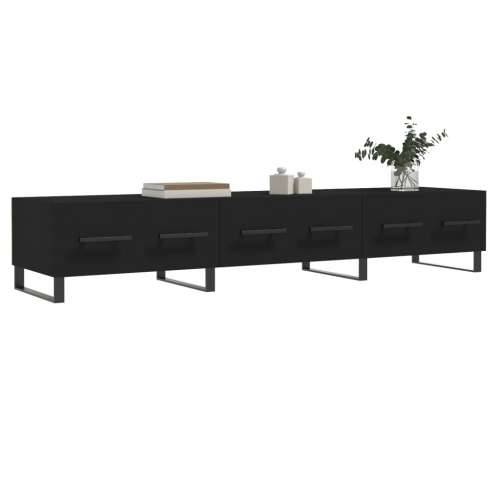 TV ormarić crni 150 x 36 x 30 cm od konstruiranog drva - Crna 1 Cijena