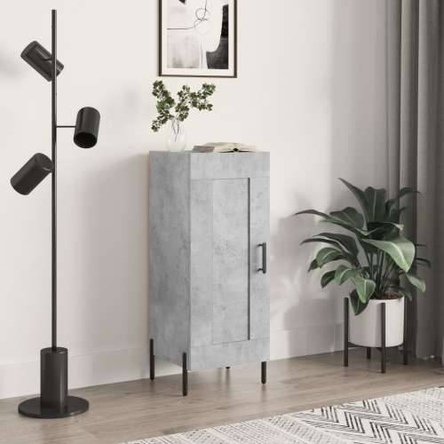 Komoda siva boja betona 34,5x34x90 cm od konstruiranog drva - Beton siva 1 Cijena