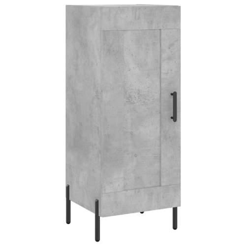 Komoda siva boja betona 34,5x34x90 cm od konstruiranog drva - Beton siva 1 Cijena