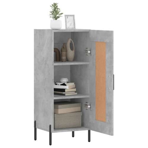 Komoda siva boja betona 34,5x34x90 cm od konstruiranog drva - Beton siva 1 Cijena