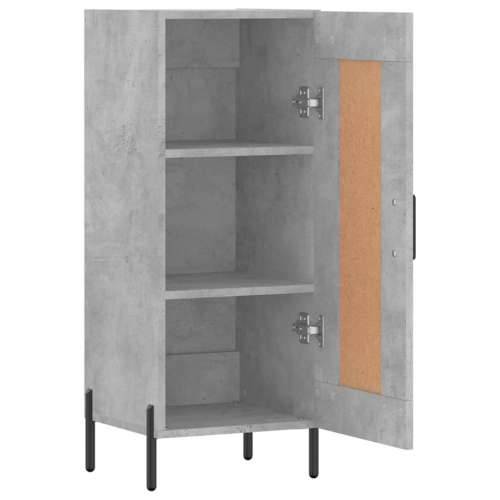 Komoda siva boja betona 34,5x34x90 cm od konstruiranog drva - Beton siva 1 Cijena
