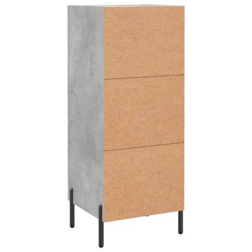 Komoda siva boja betona 34,5x34x90 cm od konstruiranog drva - Beton siva 1 Cijena