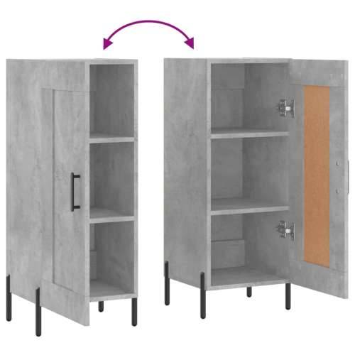 Komoda siva boja betona 34,5x34x90 cm od konstruiranog drva - Beton siva 1 Cijena