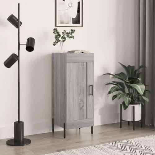 Komoda boja hrasta sonome 34,5x34x90 cm od konstruiranog drva - Sivi hrast sonoma 1 Cijena