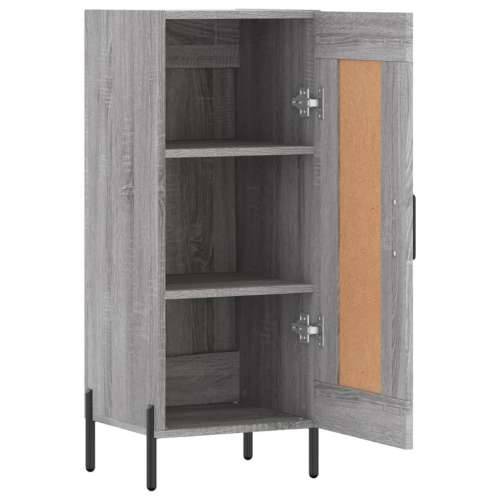 Komoda boja hrasta sonome 34,5x34x90 cm od konstruiranog drva - Sivi hrast sonoma 1 Cijena