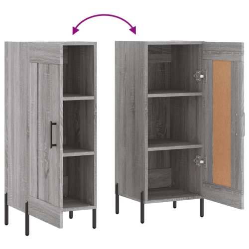 Komoda boja hrasta sonome 34,5x34x90 cm od konstruiranog drva - Sivi hrast sonoma 1 Cijena