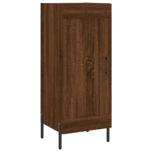 Komoda boja smeđeg hrasta 34,5 x 34 x 90 cm konstruirano drvo - Smeđi hrast 1 Cijena