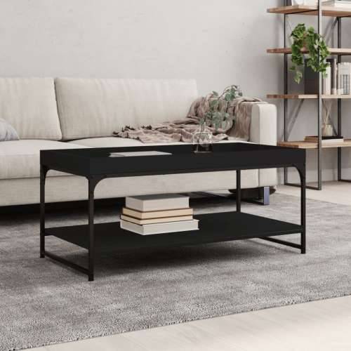 Stolić za kavu crni 100 x 49 x 45 cm od konstruiranog drva - Crna 100 x 49 x 45 cm 1 Cijena