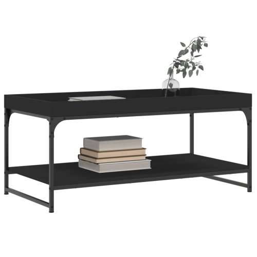 Stolić za kavu crni 100 x 49 x 45 cm od konstruiranog drva - Crna 100 x 49 x 45 cm 1 Cijena