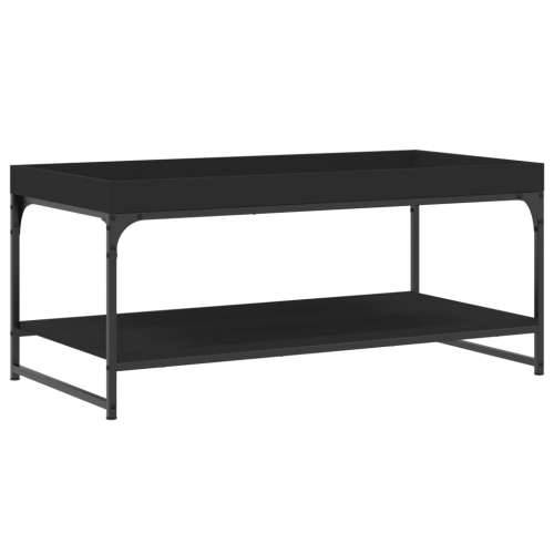 Stolić za kavu crni 100 x 49 x 45 cm od konstruiranog drva - Crna 100 x 49 x 45 cm 1 Cijena