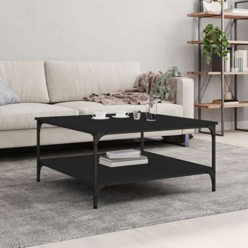Stolić za kavu crni 80 x 80 x 40 cm od konstruiranog drva - Crna 80 x 80 x 40 cm 1 Cijena
