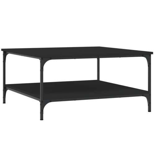 Stolić za kavu crni 80 x 80 x 40 cm od konstruiranog drva - Crna 80 x 80 x 40 cm 1 Cijena