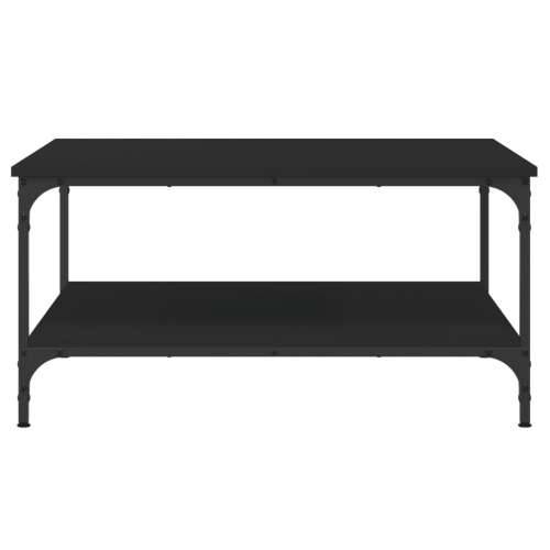 Stolić za kavu crni 80 x 80 x 40 cm od konstruiranog drva - Crna 80 x 80 x 40 cm 1 Cijena