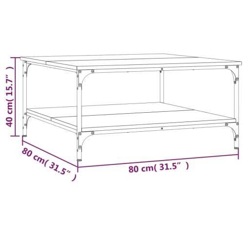 Stolić za kavu boja hrasta sonome 80x80x40 cm konstruirano drvo - sonoma hrast 80 x 80 x 40 cm 1 Cijena