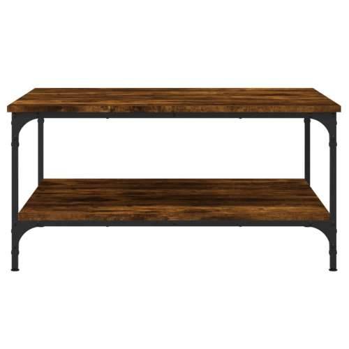 Stolić za kavu boja hrasta 80 x 80 x 40 cm konstruirano drvo - Dimljeni hrast 80 x 80 x 40 cm 1 Cijena