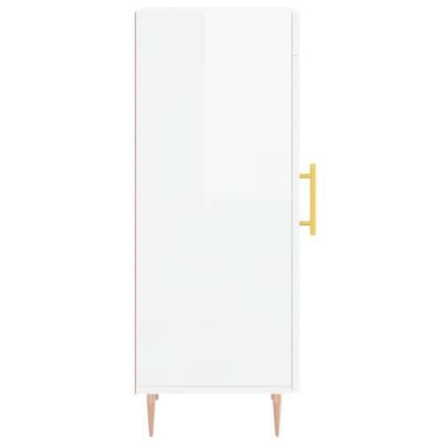 Komoda sjajna bijela 34,5 x 34 x 90 cm od konstruiranog drva - Visoko sjajno bijela 1 Cijena
