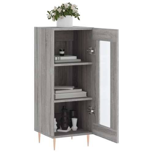 Komoda boja hrasta sonome 34,5x34x90 cm od konstruiranog drva - Sivi hrast sonoma 1 Cijena