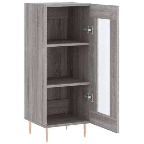 Komoda boja hrasta sonome 34,5x34x90 cm od konstruiranog drva - Sivi hrast sonoma 1 Cijena