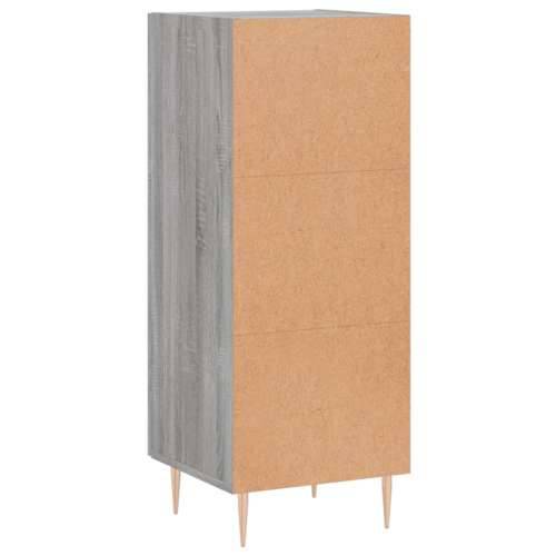 Komoda boja hrasta sonome 34,5x34x90 cm od konstruiranog drva - Sivi hrast sonoma 1 Cijena