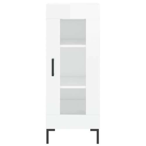 Komoda sjajna bijela 34,5 x 34 x 90 cm od konstruiranog drva - Visoko sjajno bijela 1 Cijena
