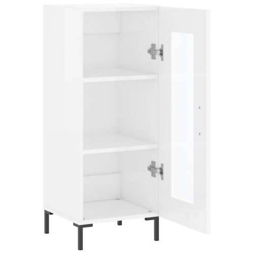 Komoda sjajna bijela 34,5 x 34 x 90 cm od konstruiranog drva - Visoko sjajno bijela 1 Cijena
