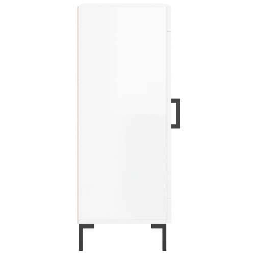 Komoda sjajna bijela 34,5 x 34 x 90 cm od konstruiranog drva - Visoko sjajno bijela 1 Cijena
