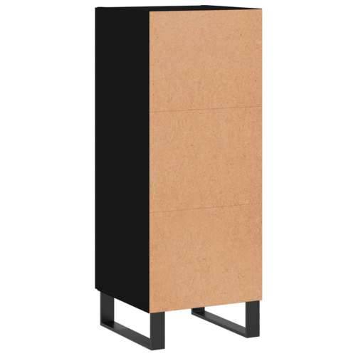 Komoda crna 34,5 x 34 x 90 cm od konstruiranog drva - Crna 1 Cijena