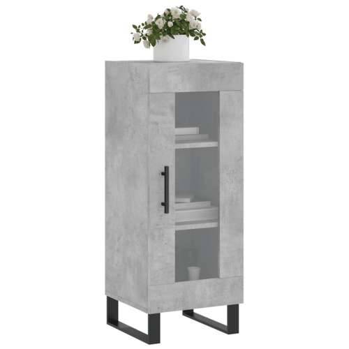 Komoda siva boja betona 34,5x34x90 cm od konstruiranog drva - Beton siva 1 Cijena