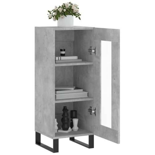 Komoda siva boja betona 34,5x34x90 cm od konstruiranog drva - Beton siva 1 Cijena