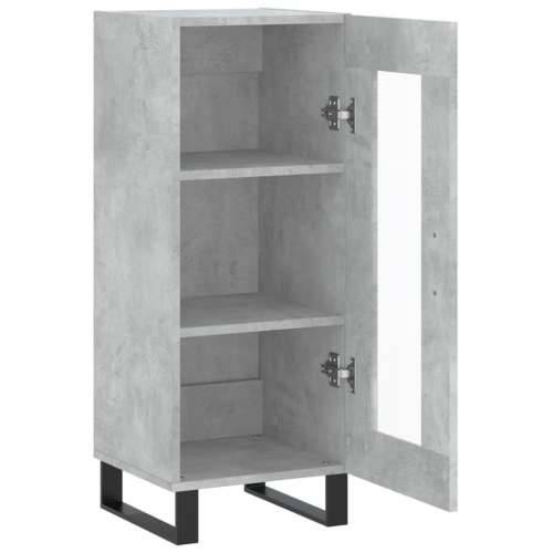 Komoda siva boja betona 34,5x34x90 cm od konstruiranog drva - Beton siva 1 Cijena