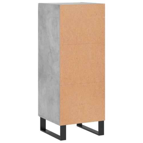 Komoda siva boja betona 34,5x34x90 cm od konstruiranog drva - Beton siva 1 Cijena
